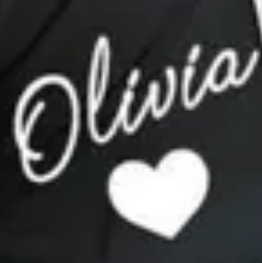 Custom name on sleeve