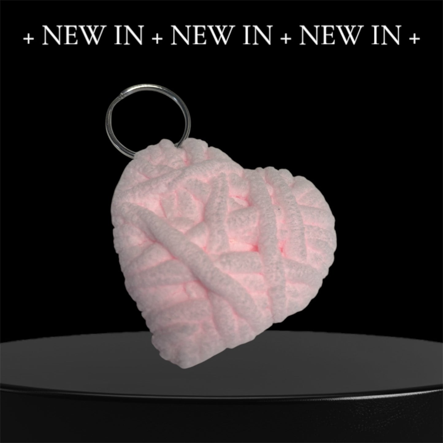 Pink Heart Puff