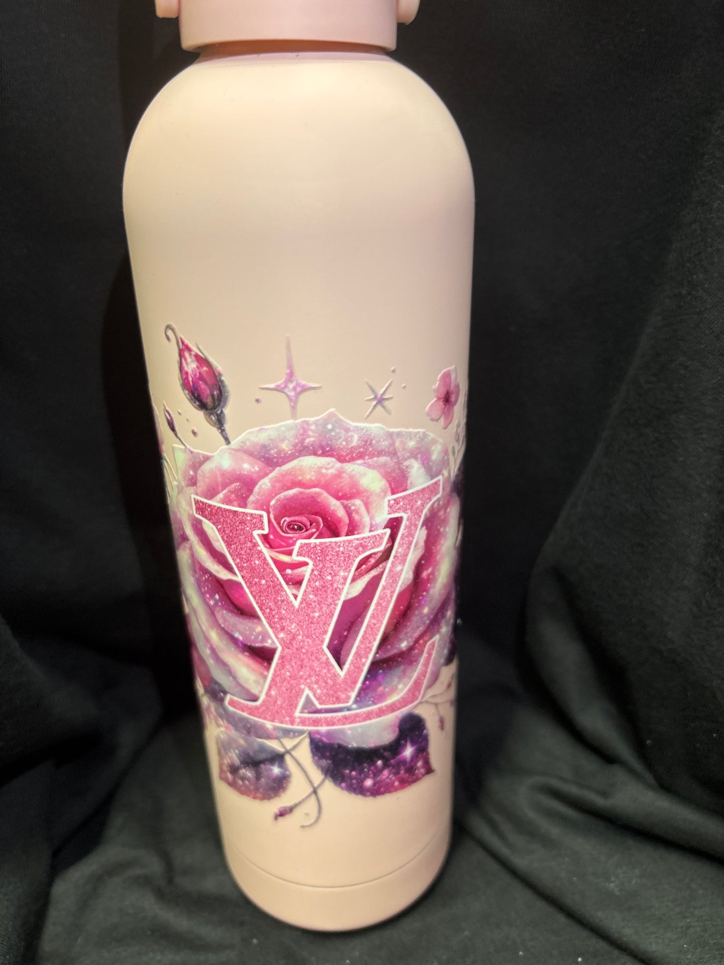 Pink Rose Luxe water bottle